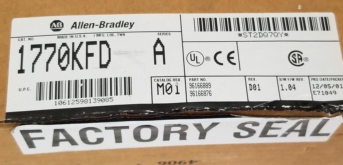 NIB ALLEN BRADLEY 1770-KFD SER. A DEVICENET RS232 INTERFACE MODULE 1770KFD/A