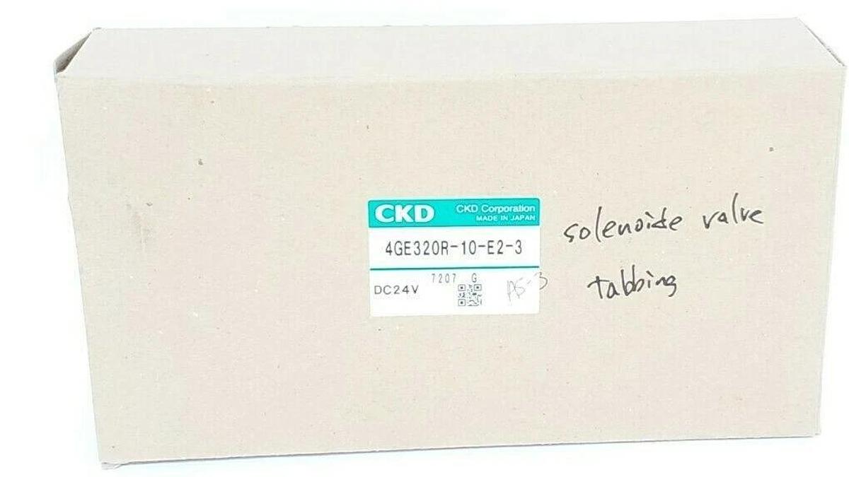 Used NIB CKD 4GE320R-10-E2-3 VALVE ASSEMBLY 4GE320R10E23, DC24V