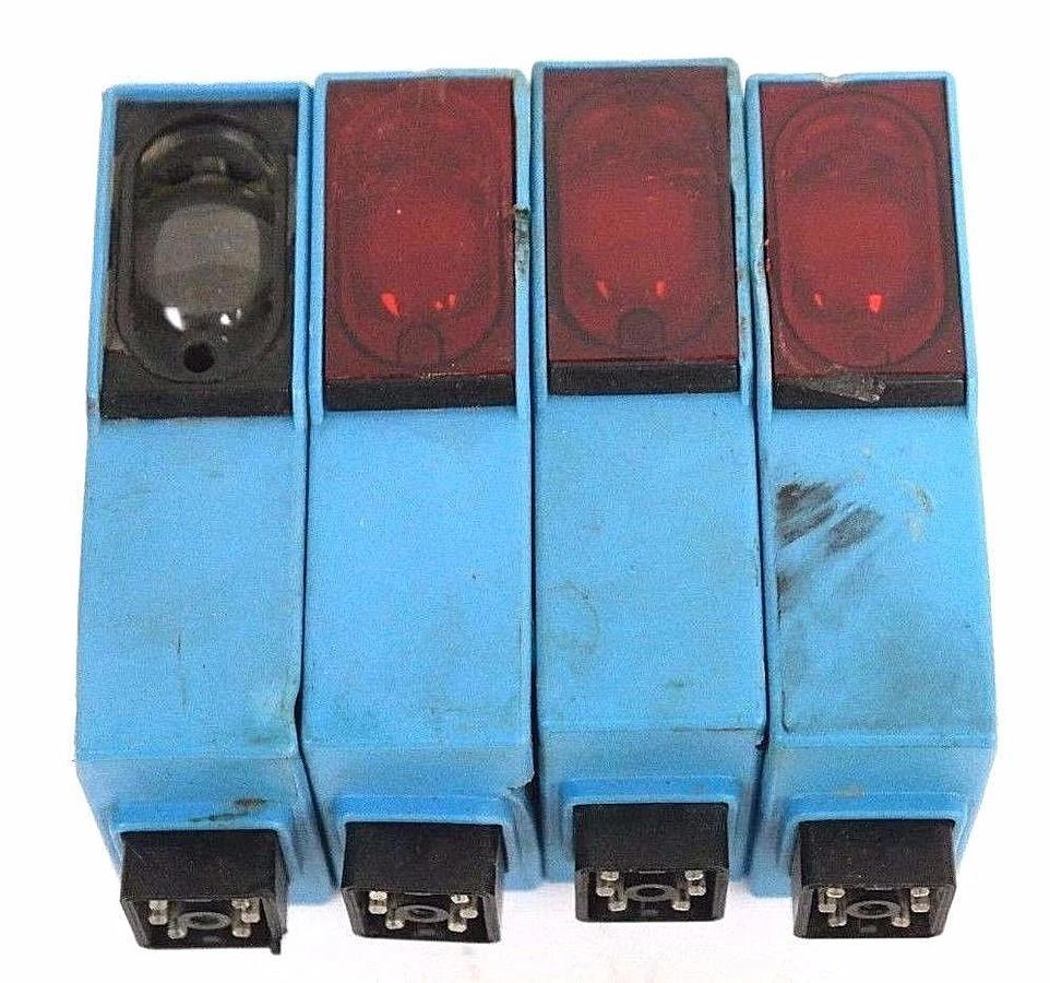 Used LOT OF 4, SICK OPTIC SENSICK P WE27-R630 PHOTOELECTRIC INDICATOR, WE27R630