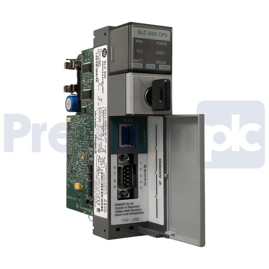 Used Allen Bradley 1747-L552 /C SLC 500 5/05 32k Controller EtherNet/IP Rev. C USPI