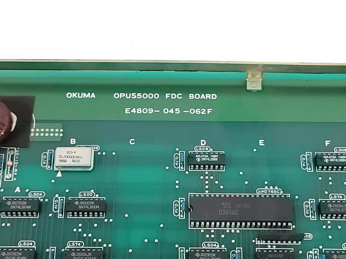 Used OKUMA E4809-045-062F OPUS 5000 FDC BOARD E4809-045-062 E4809045062F