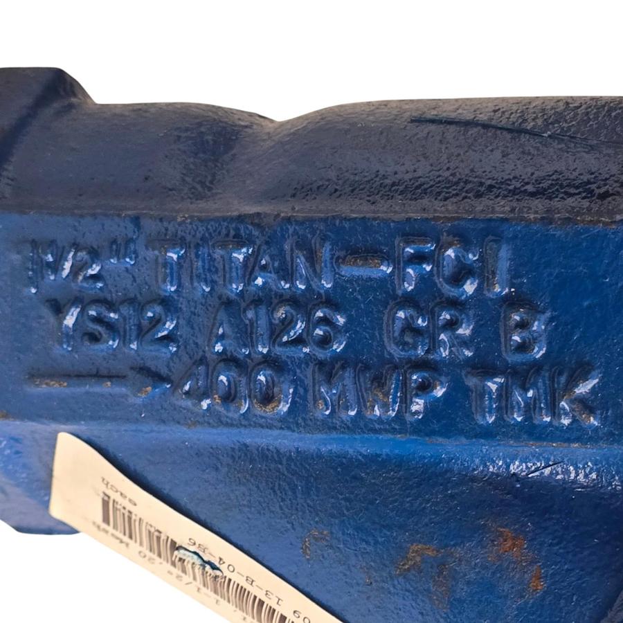 Used Titan Flow Control YS12-CI Y-Strainer 1-1/2" Threaded 20 Mesh 400 PSI YS12I0150