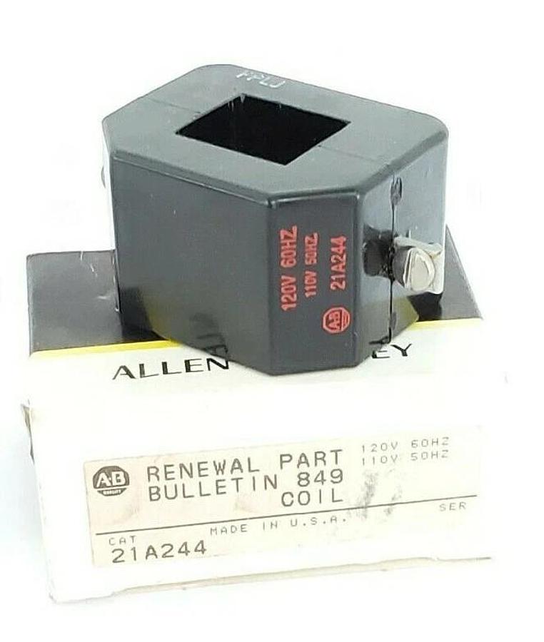 Used ALLEN BRADLEY 21A244 COIL 120V 60HZ, 110V 50HZ (IN BOX)