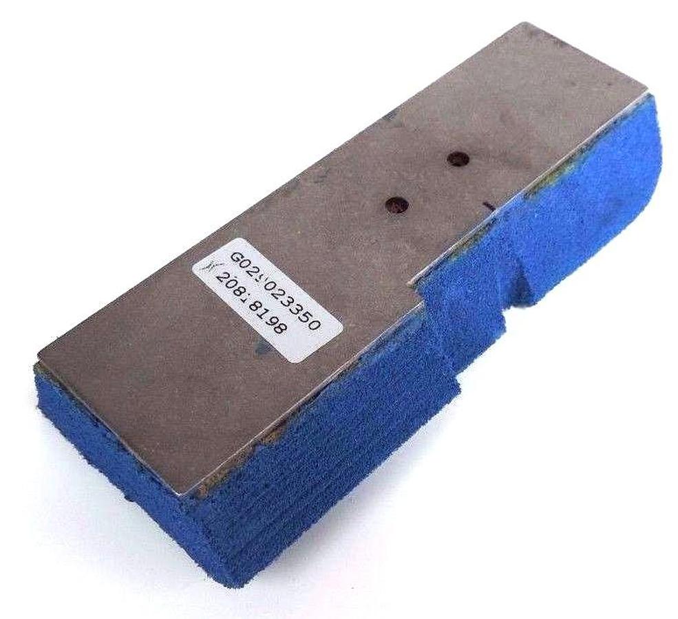 Used NEW KRONES G029023350 SPONGE CPL LM L=133.5 B=60.9. SOFT BLUE