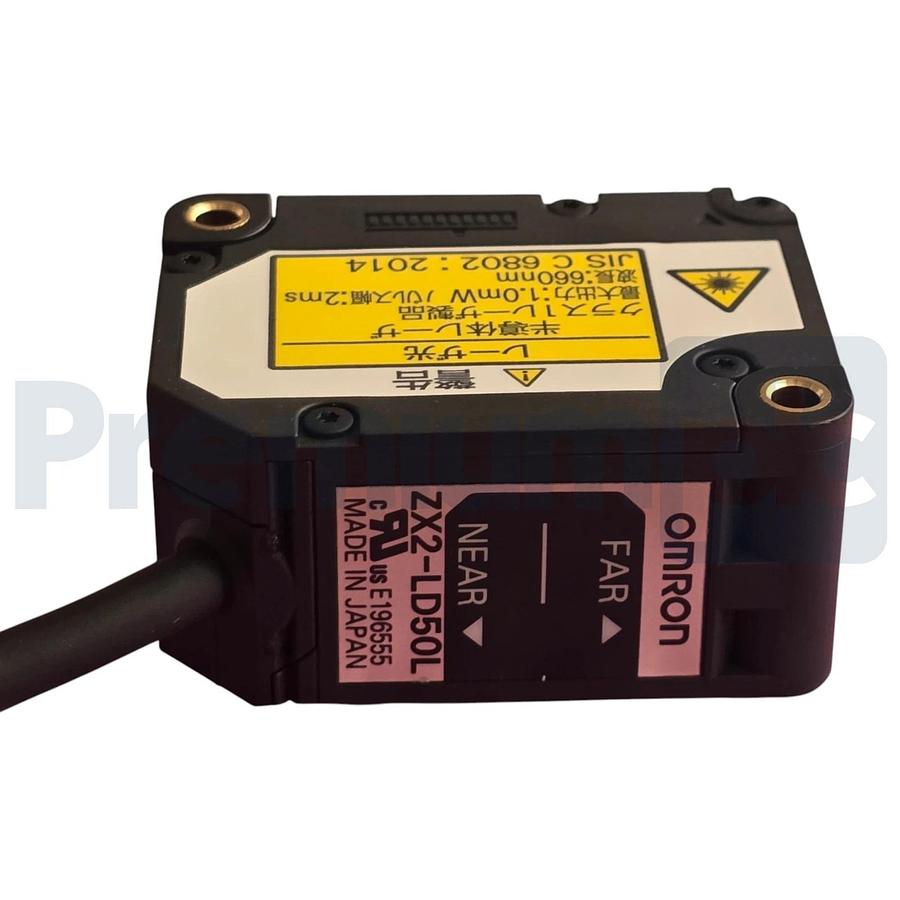 Omron ZX2-LD50L | ZX2LD50L ZX2 Smart Sensor HSDR-CMOS Laser Sensor 0.5m Cable