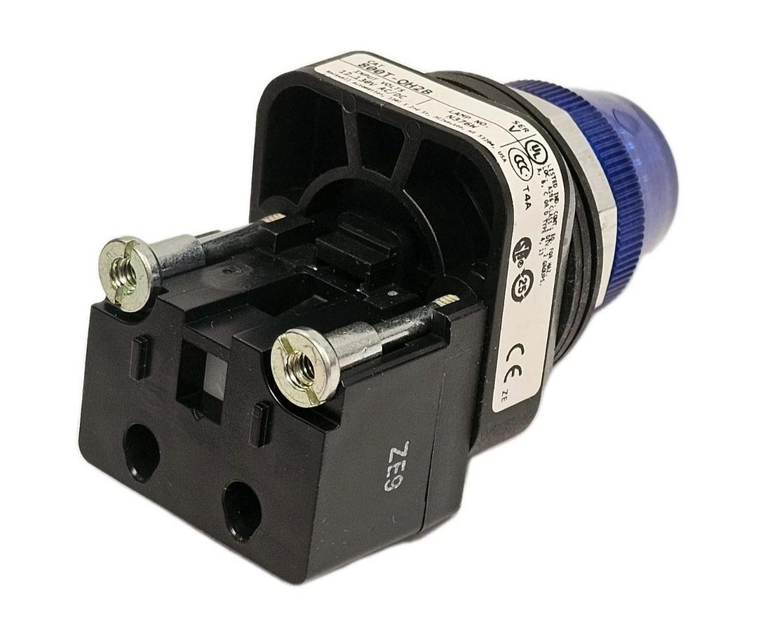 NEW ALLEN BRADLEY 800T-QH2B PILOT LIGHT 800TQH2B SER. V BLUE WITH 800TC-N374