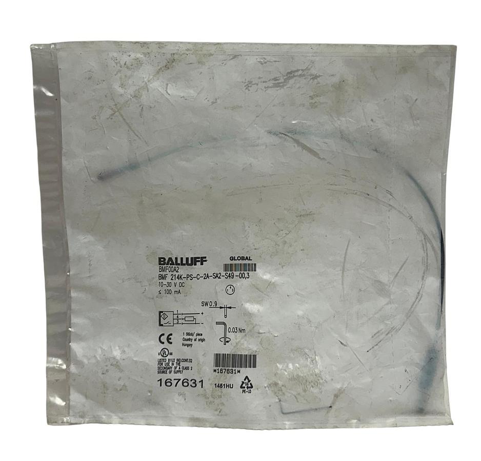 2 BALLUFF BMF 214K-PS-C-2A-SA2-S49-00,3 / BMF00A2 MAGNETIC CYLINDER SENSORS NSFS