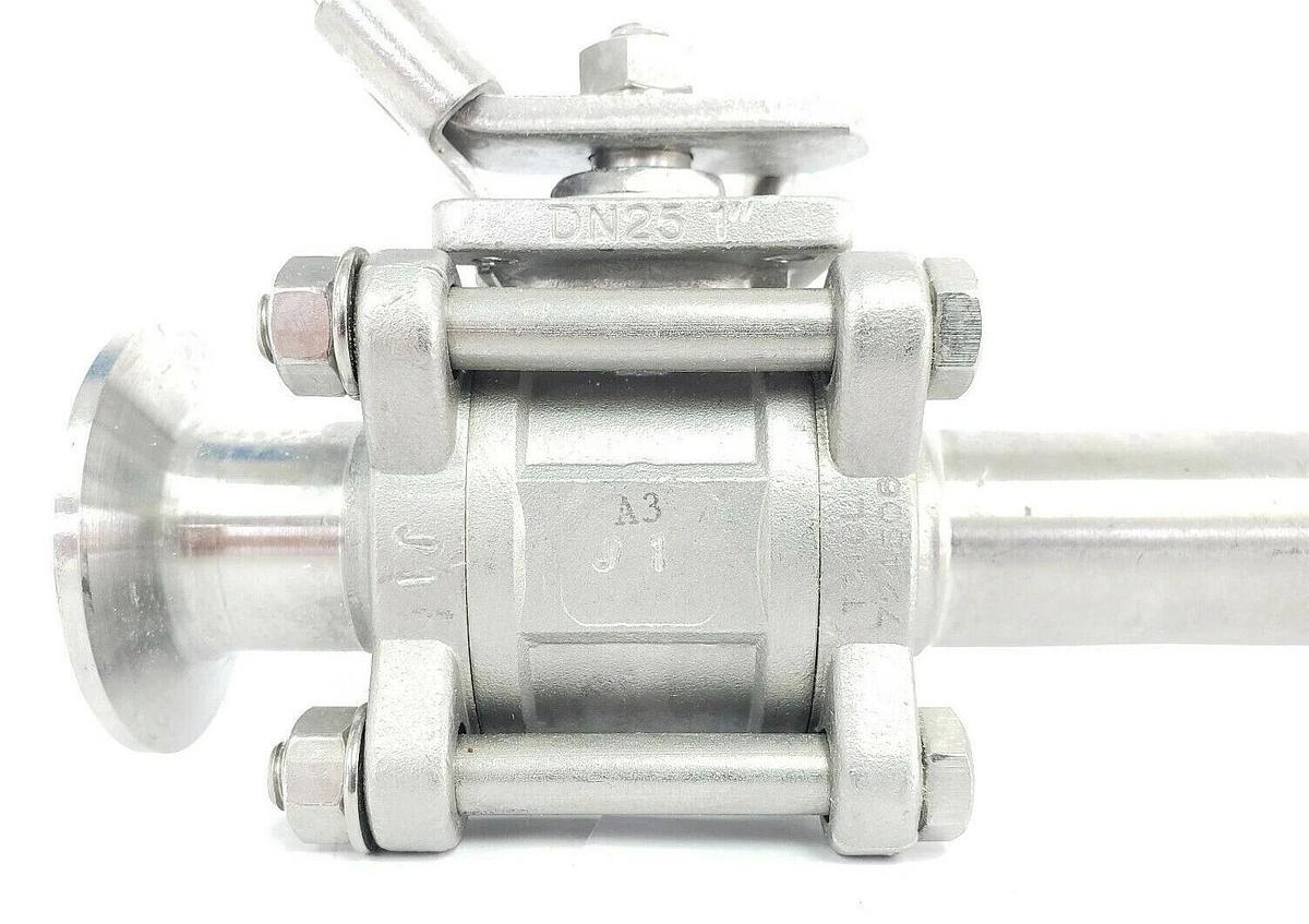 Used VNE APPLETON A3 68-00 BALL VALVE 1" 316 1000 WOG DN25 T316L 724506