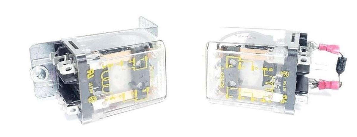 Used LOT OF 2 SQUARE D 8501-KFD-12 RELAYS 48VDC, 2PDT, DPDT-10A, SER C, 8501KFD12