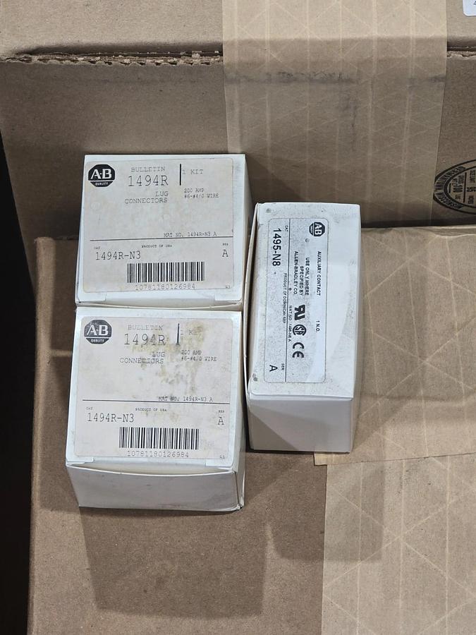 Used Allen Bradley 1494C-DJ622-A4-D-E-F Fusible Disconnect Kit 600V 200A 1494F-D200