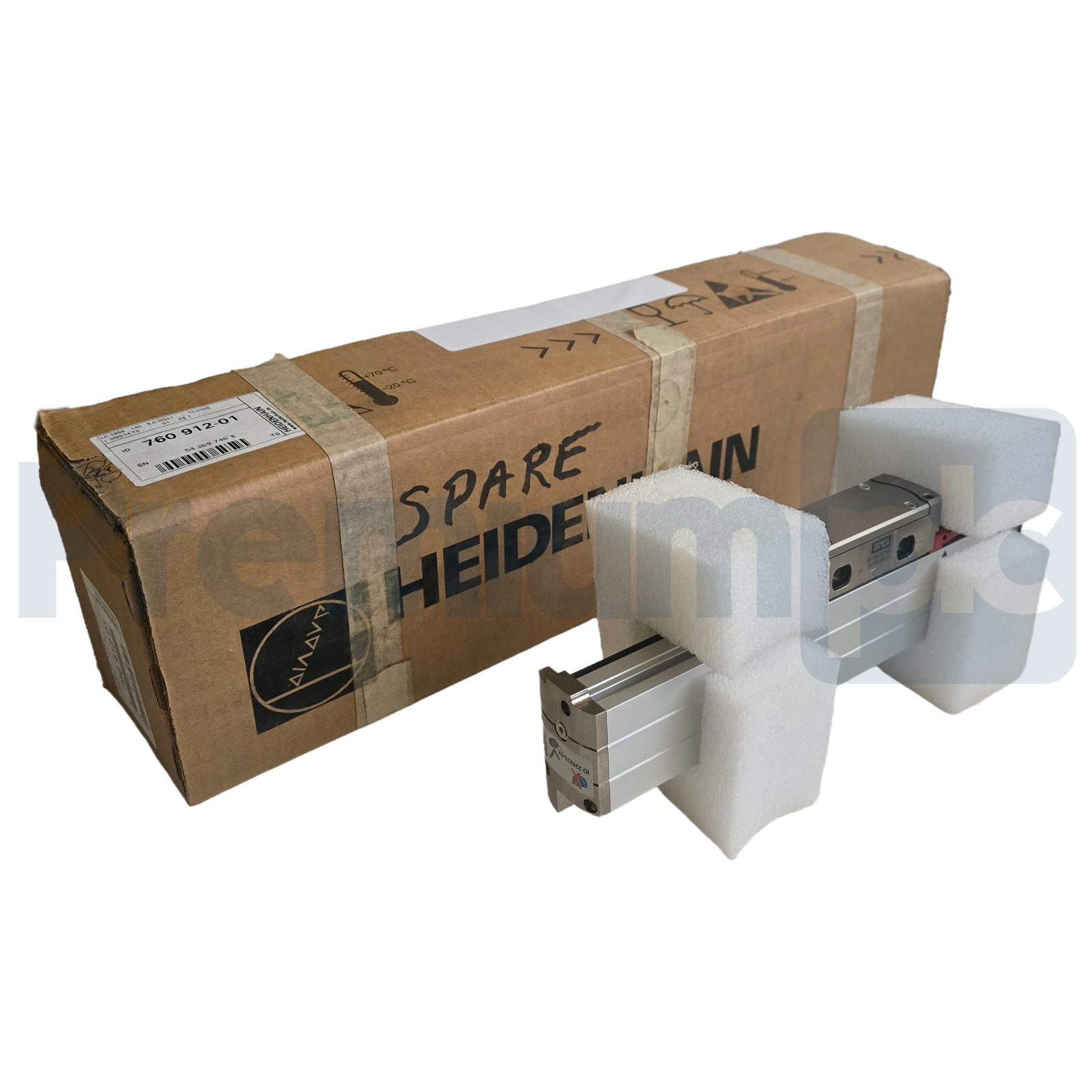 Used HEIDENHAIN LC 195S 140 5.0 DQ01 Linear Encoder Scale DRIVE-CLiQ 760912-01 NUPI