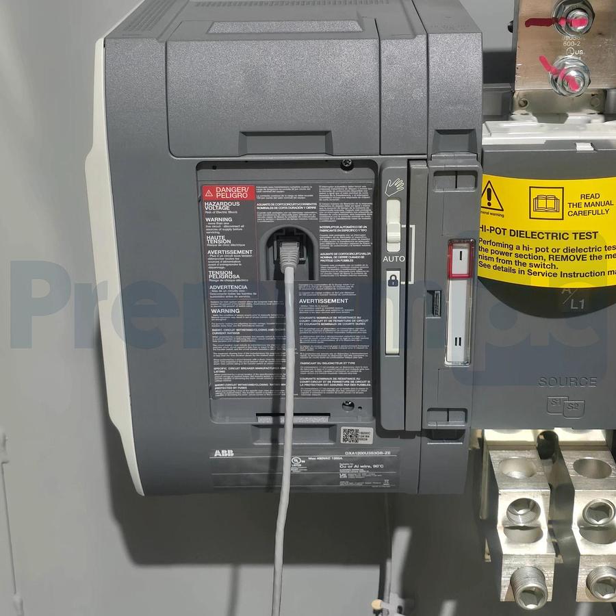 ABB Zenith ZTG ZGON3SX12-BX1XXXXX Transfer Switch 480V 1000A OXA1200U3S3QB-ZE