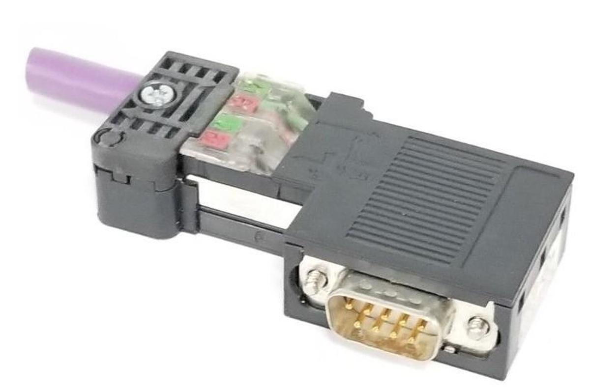 Used SIEMENS 6ES7 972-0BB50-0XA0 PROFIBUS CONNECTOR TYG/R5 SGP, 6ES79720BB500XA0
