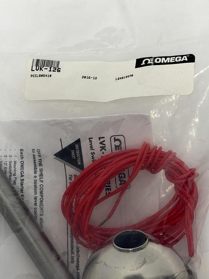 NEW OMEGA LVK-126 LEVEL SWITCH KIT LVK126 - INDUSTRIAL FLUID CONTROL