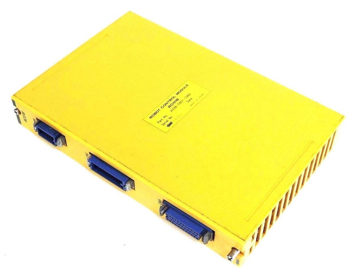 Used FANUC GMF ROBOTICS A03B-0801-C460 CONTROL MODULE RC01B, A03B0801C460