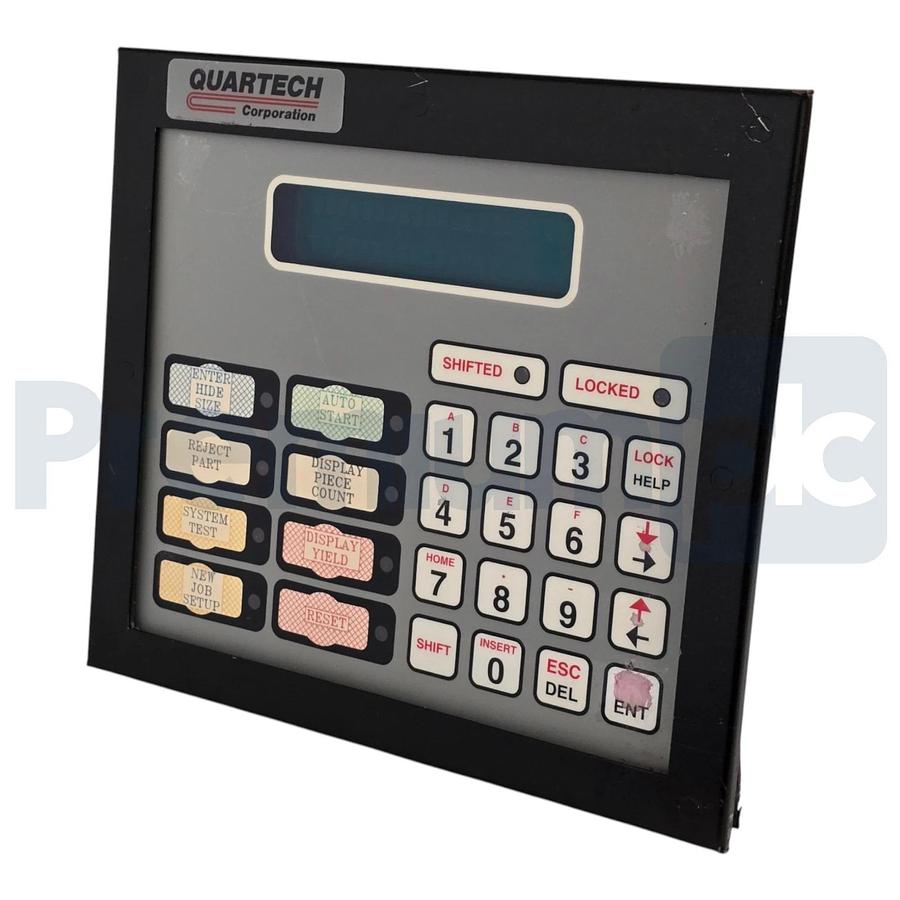 Used Quartech 9900-AC-AB-3 v1.65 HMI Control Panel for SLC 500 DF1 32K RAM 9900ACAB3