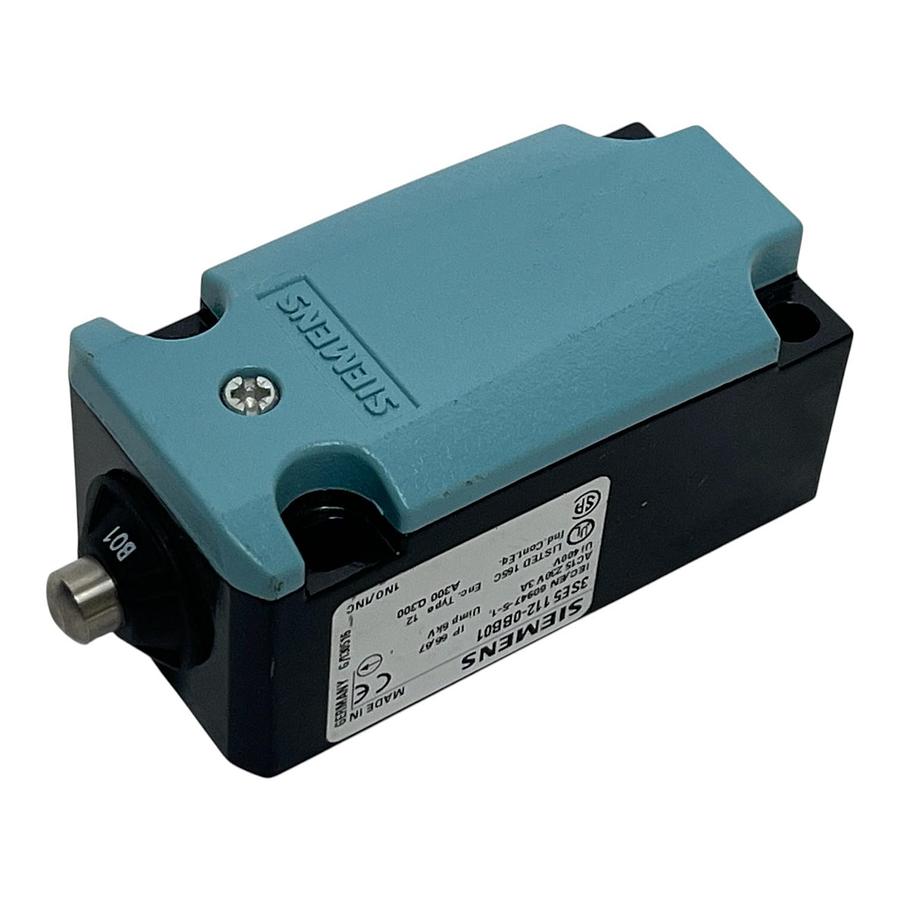 Siemens 3SE5112-0BB01 SIRIUS Position Limit Switch Metal 1NO/1NC