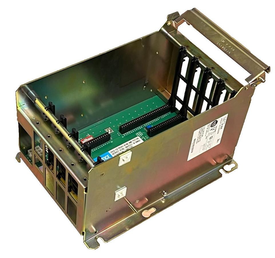 Used Allen-Bradley 1771-A1B/B Rev M01 4-Slot PLC-5 I/O Chassis Assembly 96815210 A01