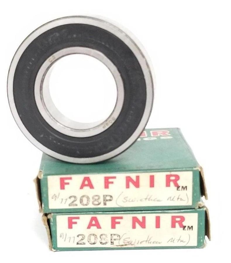 Used LOT OF 2 NIB FAFNIR 208P BALL BEARINGS