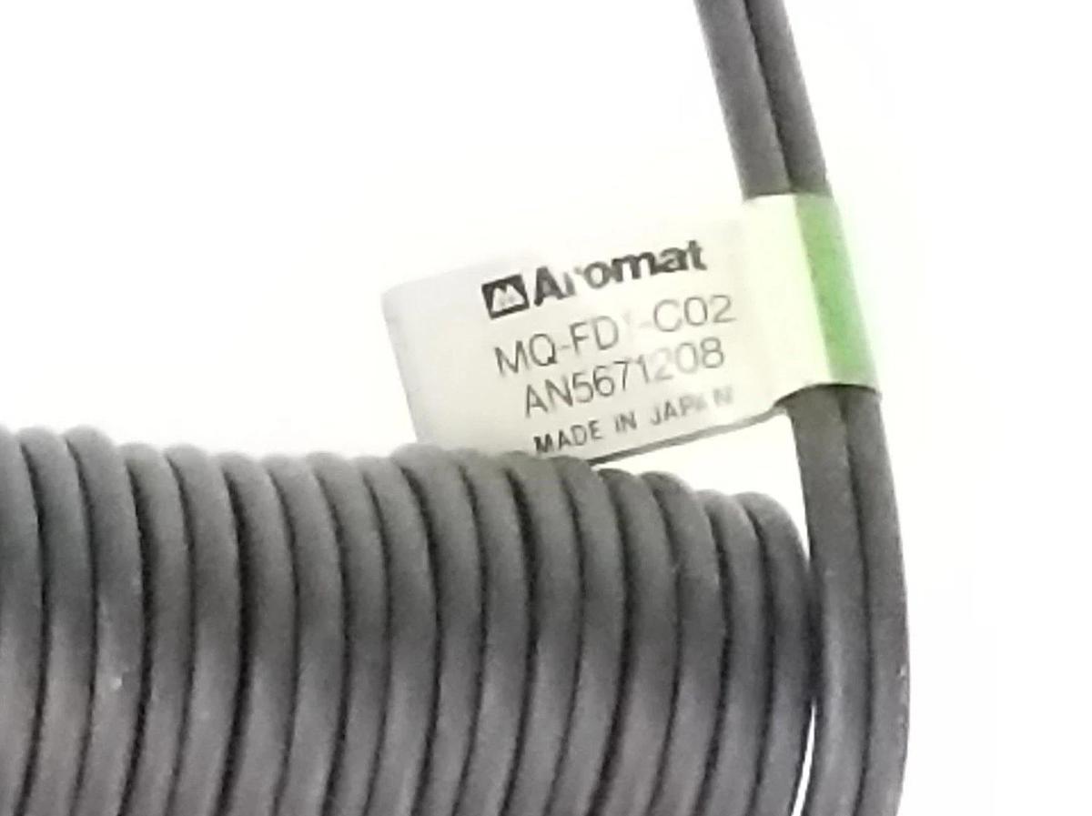 Used AROMAT MQ-FD1-C02 PHOTOELECTRIC AMPLIFIER CABLE MQFD1C02