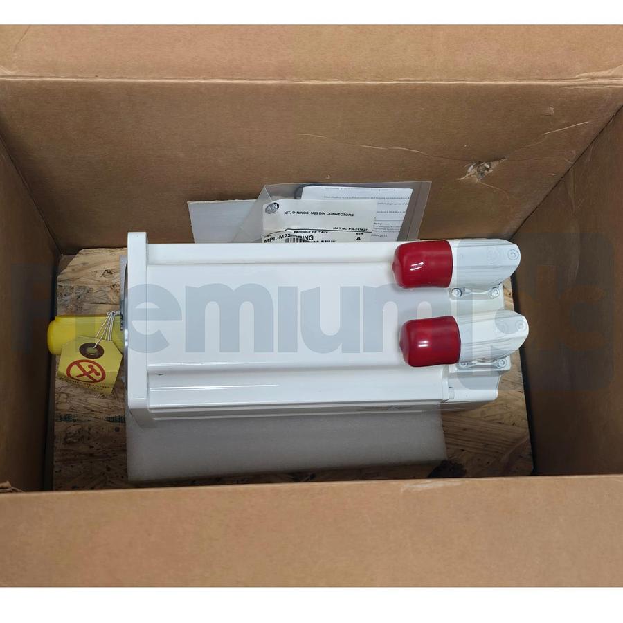 Used Allen Bradley MPF-B430P-MJ74BA /A MPF Food Grade Servo Motor 460V w/Brake NSMP