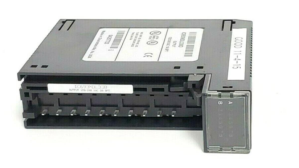 Used GE FANUC IC693MDL330D OUTPUT MODULE 120/240VAC,1A, 8 PT, IC693MDL330