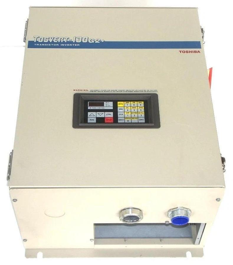 Refurbished TOSHIBA VT130G2-4330 TOSVERT-130G2+ TRANSISTOR INVERTER 30HP 45A PROF. REPAIRED