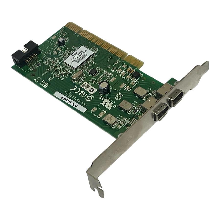 (2) Dell Adaptec AFW-2100 2-Port FireWire IEEE-1394 PCI Controller Card 0Y9457
