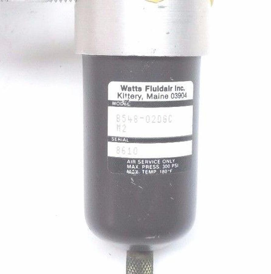 Used NEW SKINNER C2D1710C VALVE 90PSI, 1/8 ORIFICE W/ WATTS 8548-02DGC REGULATOR