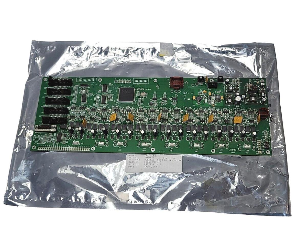 Used PERKIN ELEMER 7101615 PCB LAS MOTOR DRIVER BOARD (FOR PARTS)