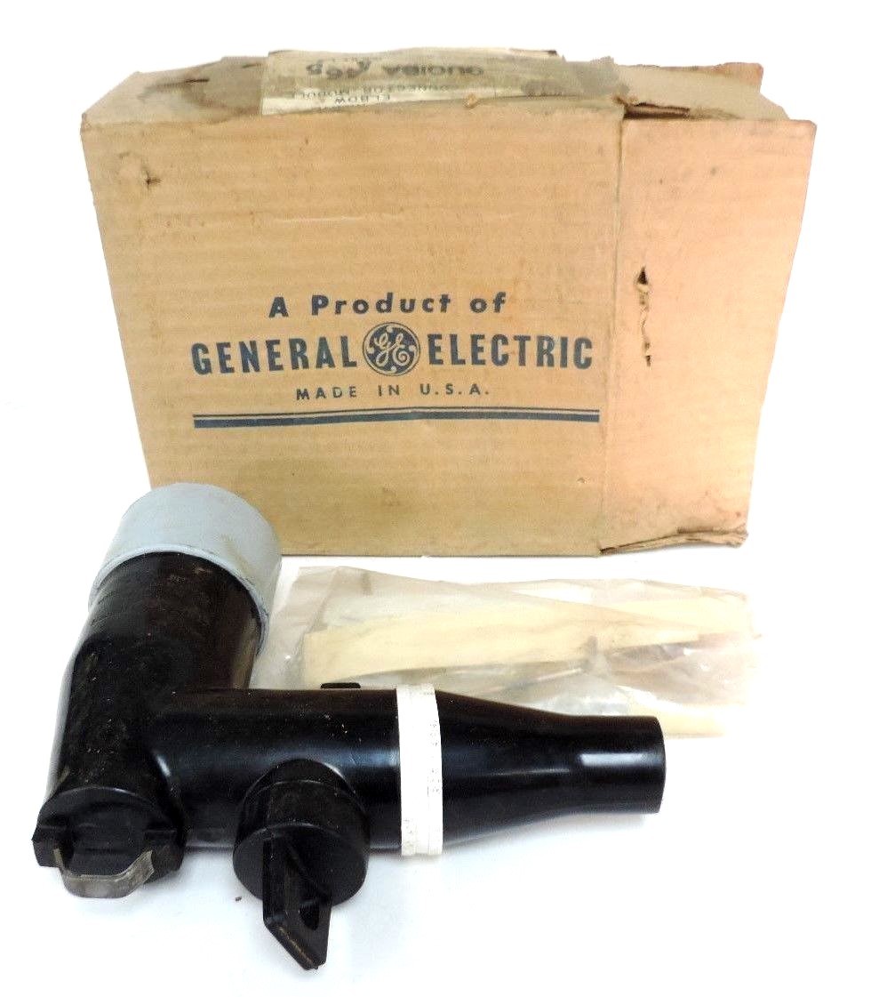 Used NIB GENERAL ELECTRIC 9U01BA-A465 ELBOW CONNECTOR MODULE 200 AMP, 15.2 KV L-G