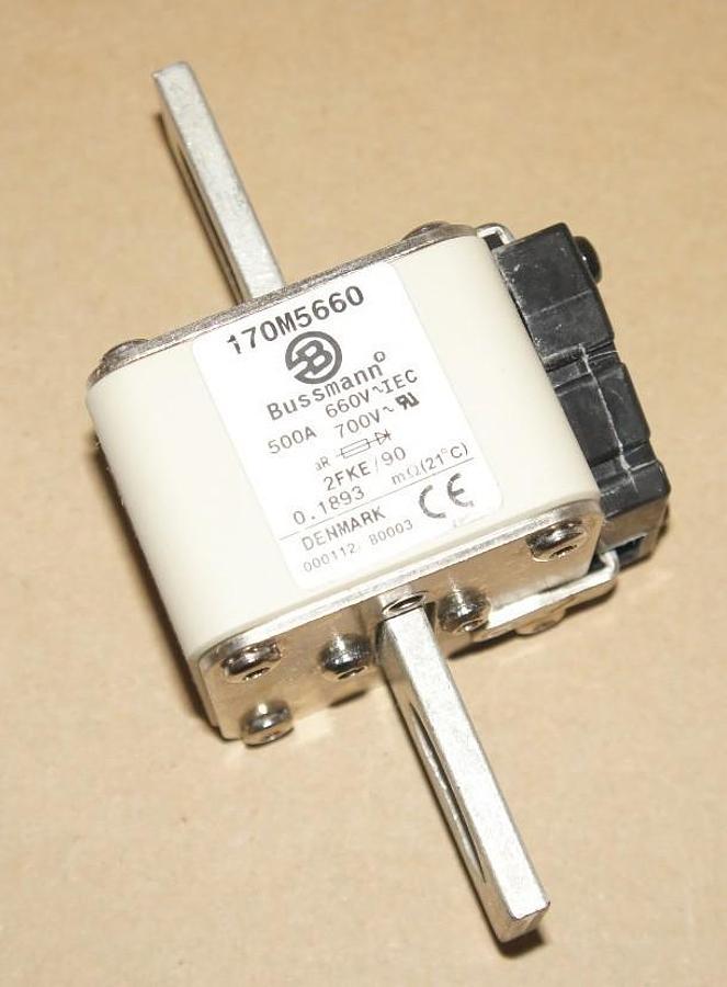 Used NEW BUSSMAN 170M5660 FUSE 500 A, 660-700 V