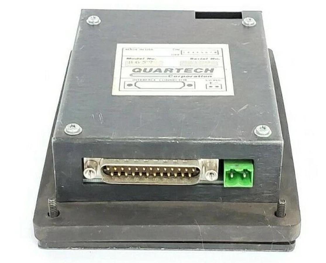 Used QUARTECH 8657 PLC PROGRAMMING INTERFACE 16-KEY 5VDC