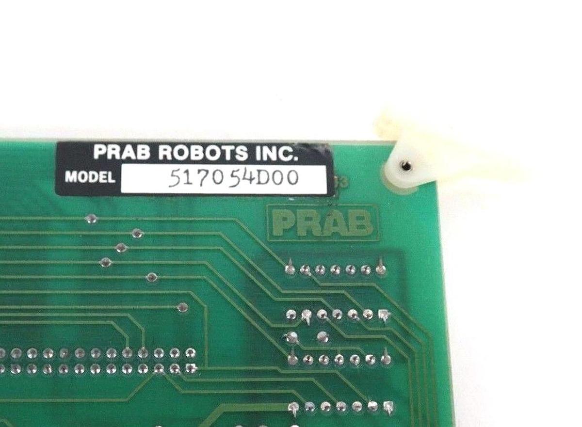 Used NIB PRAB ROBOTS 517054D00 PC BOARD