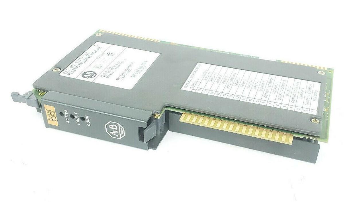 Used ALLEN BRADLEY 1771-QDC SER. C PLASTIC MOLDING MODULE, F/W REV. C, 96838175 A01
