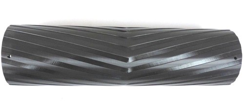 Used NEW MENGES GROOVED ALUMINUM CONVEYOR ROLLER 16" LONG 4-1/2" O.D 3-1/2" I.D