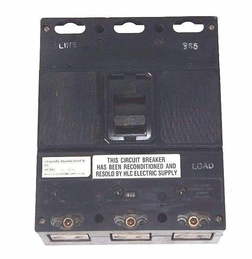 Used SIEMENS ITE JL3-B400 CIRCUIT BREAKER 400AMP 3POLE 600VAC