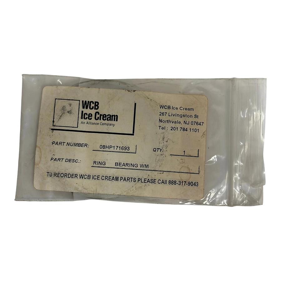 WCB Ice Cream Bearing WM Ring 08HP171693 New In Package