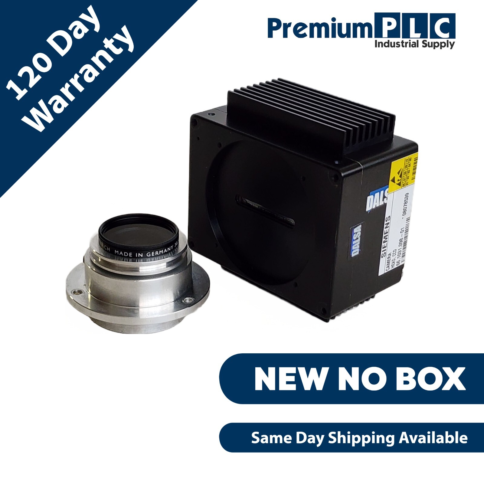 Used NEW TELEDYNE DALSA PIRANHA HS-40-04K40 HIGH SENSITIVITY LINE SCAN CAMERA W/ LENS