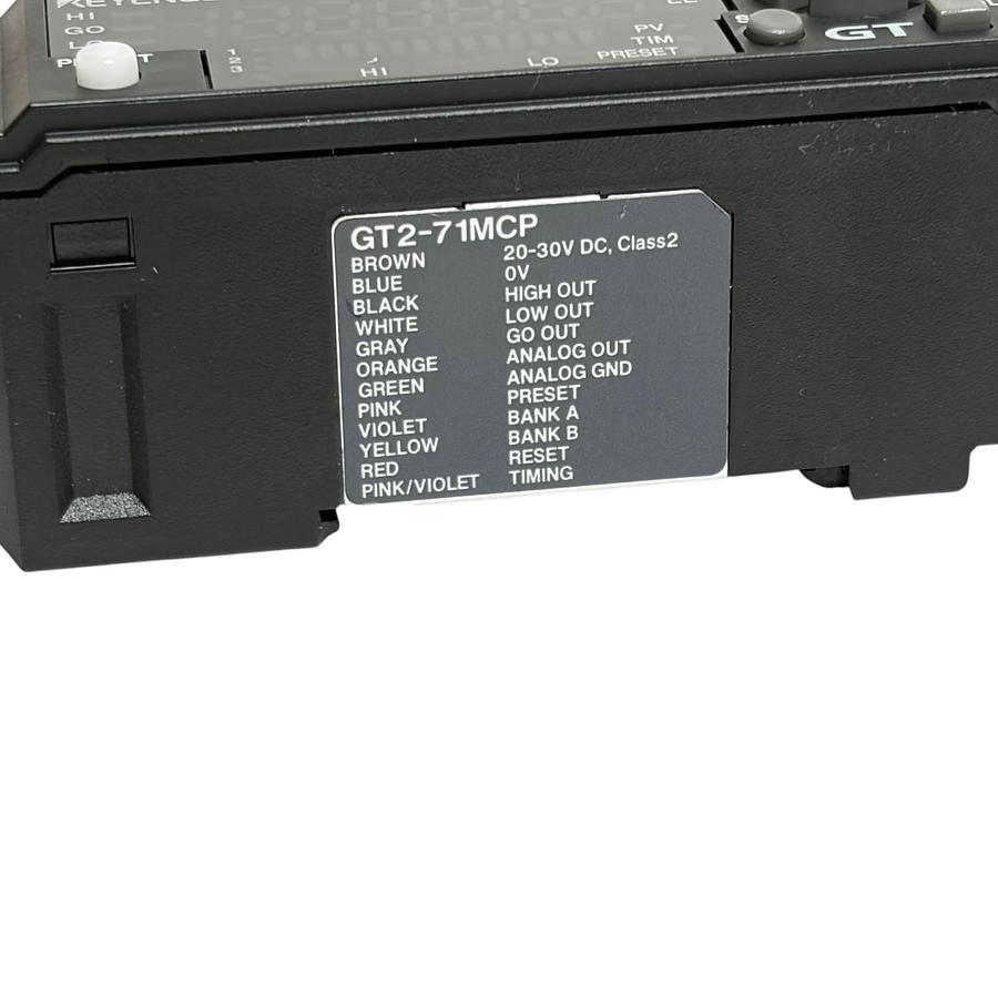 Used New Keyence GT2-71MCP Digital Sensor Amplifier GT2 Series PNP Bare Wire