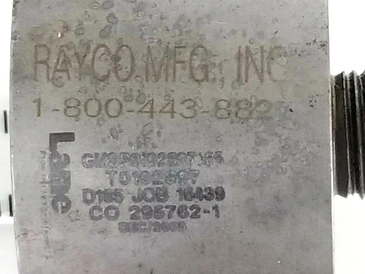 Used RAYCO MFG. CO. GMSP0192897185 TOOL HOLDER T0192897 D185 16439 295762-1
