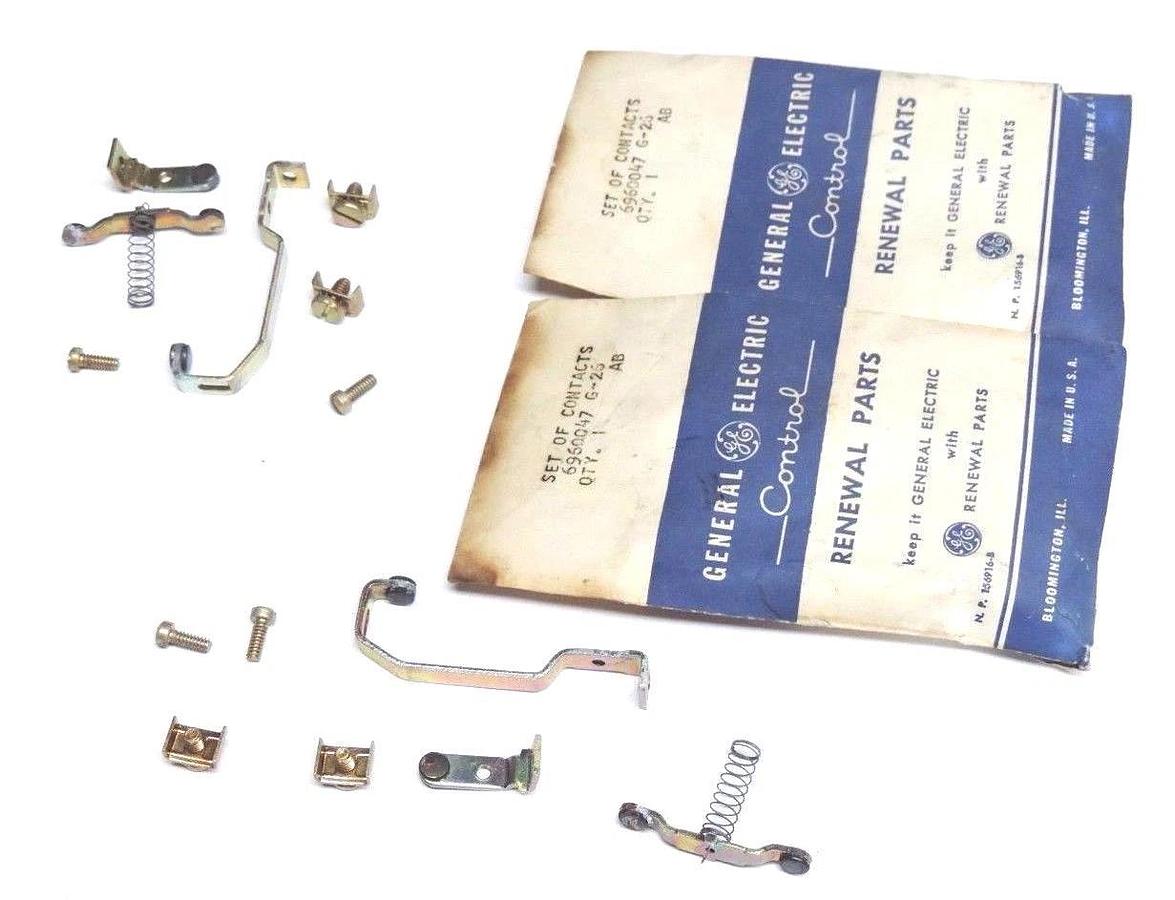 LOT OF 2 NEW GENERAL ELECTRIC 6960047G-26 CONTACT KITS 6960047G26