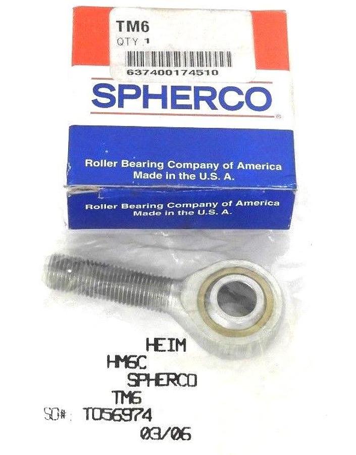Used NIB SPHERCO TM6 BEARING ROD END