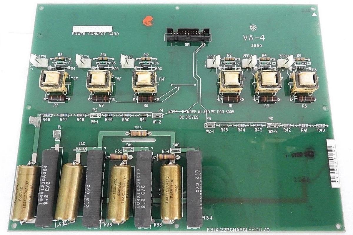 Used GENERAL ELECTRIC 531X122PCNAJG1 POWER CONNECT CARD