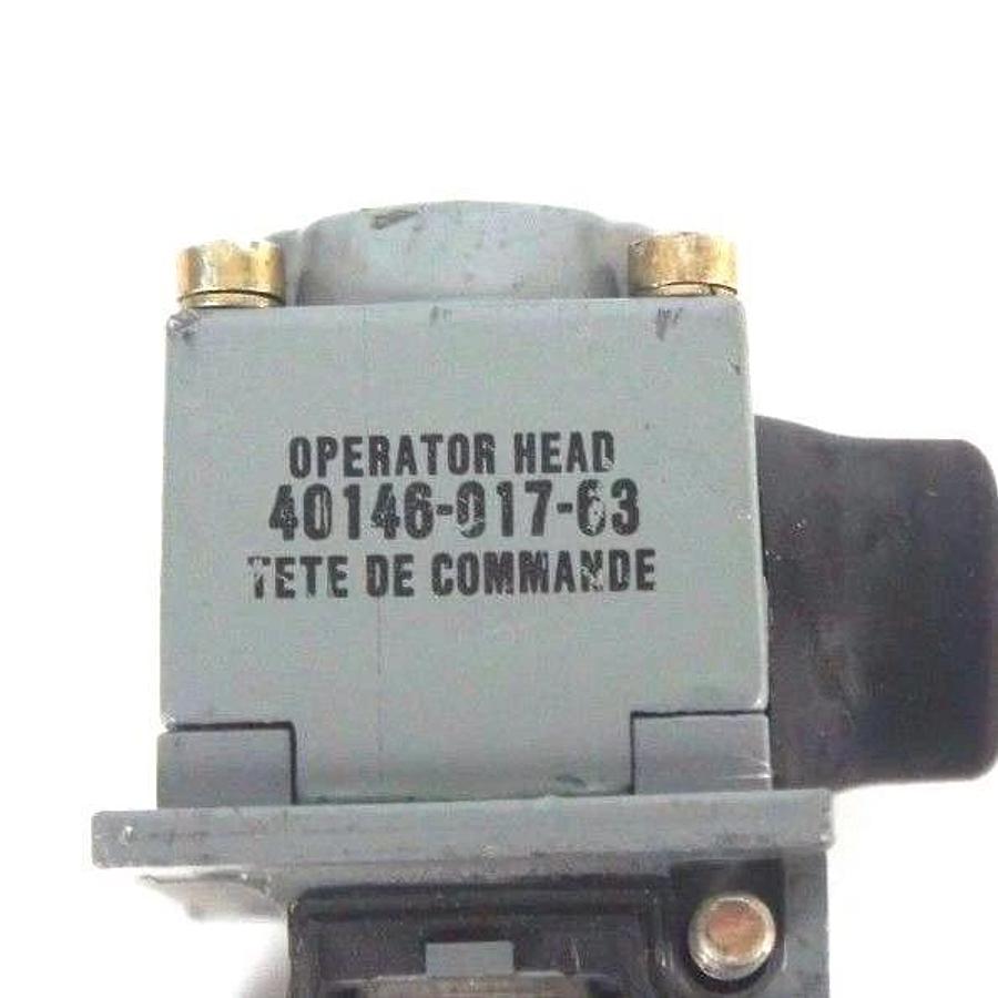 Used ALLEN BRADLEY 802T-CP1 LIMIT SWITCH SER H W/ 40146-017-63 HEAD
