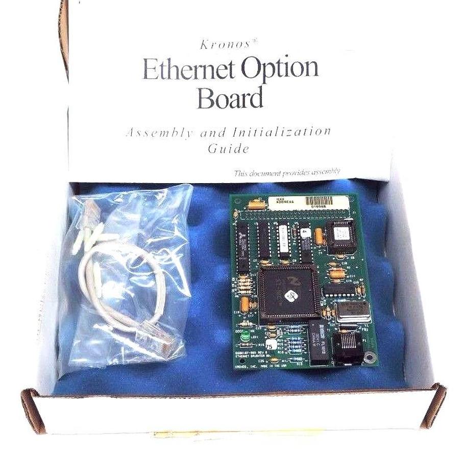 NIB KRONOS 8600947-001 ETHERNET BOARD KIT 6600187-999 REV. B, 8600947001