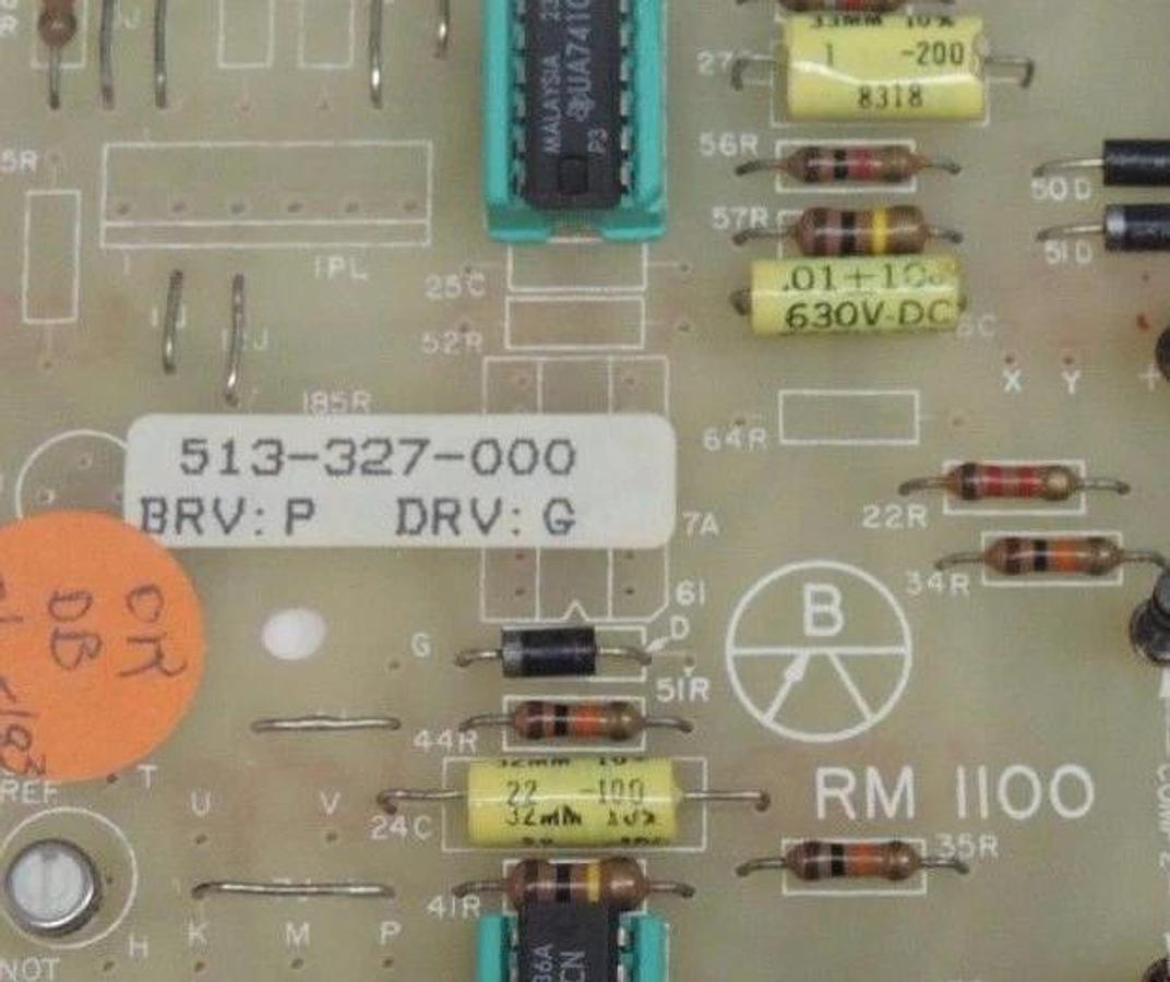 Used BURTON 513-327-000 CONTROL BOARD BRV: P DRV: G RM 1100 513327000