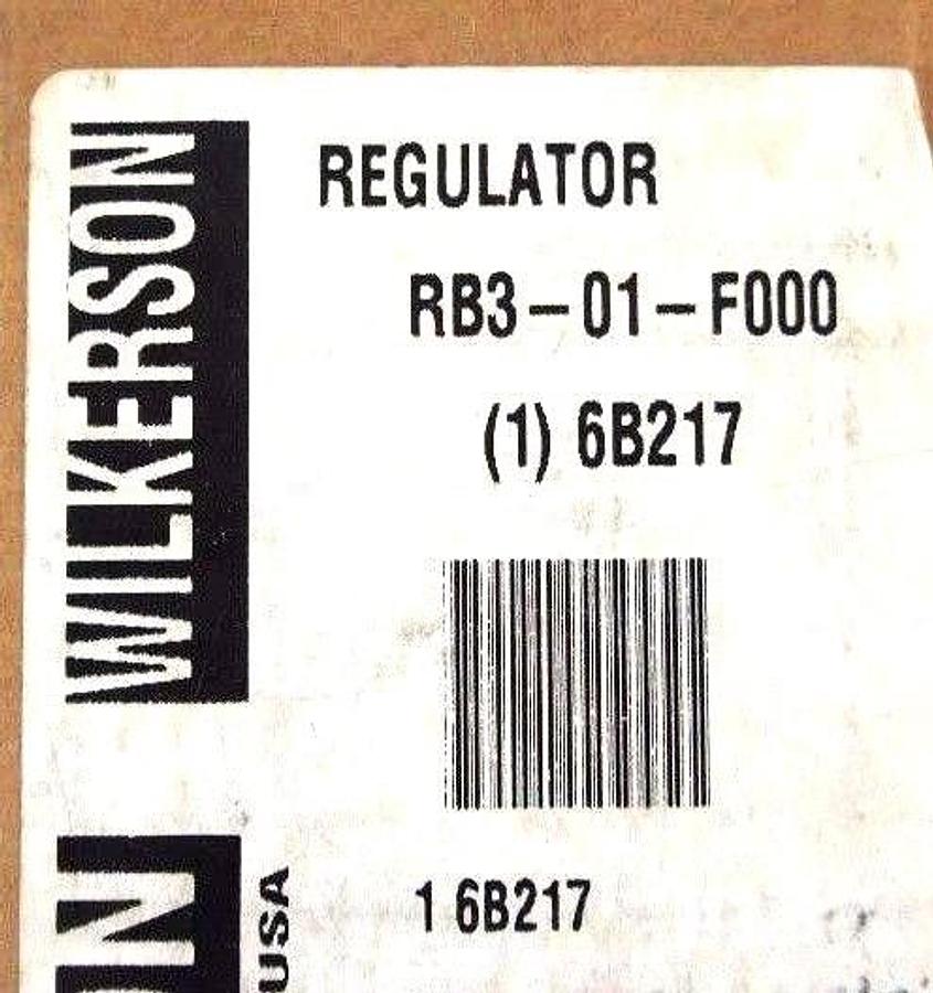 NIB WILKERSON 6B217 REGULATOR 2-125PSI, RB3-01-F000