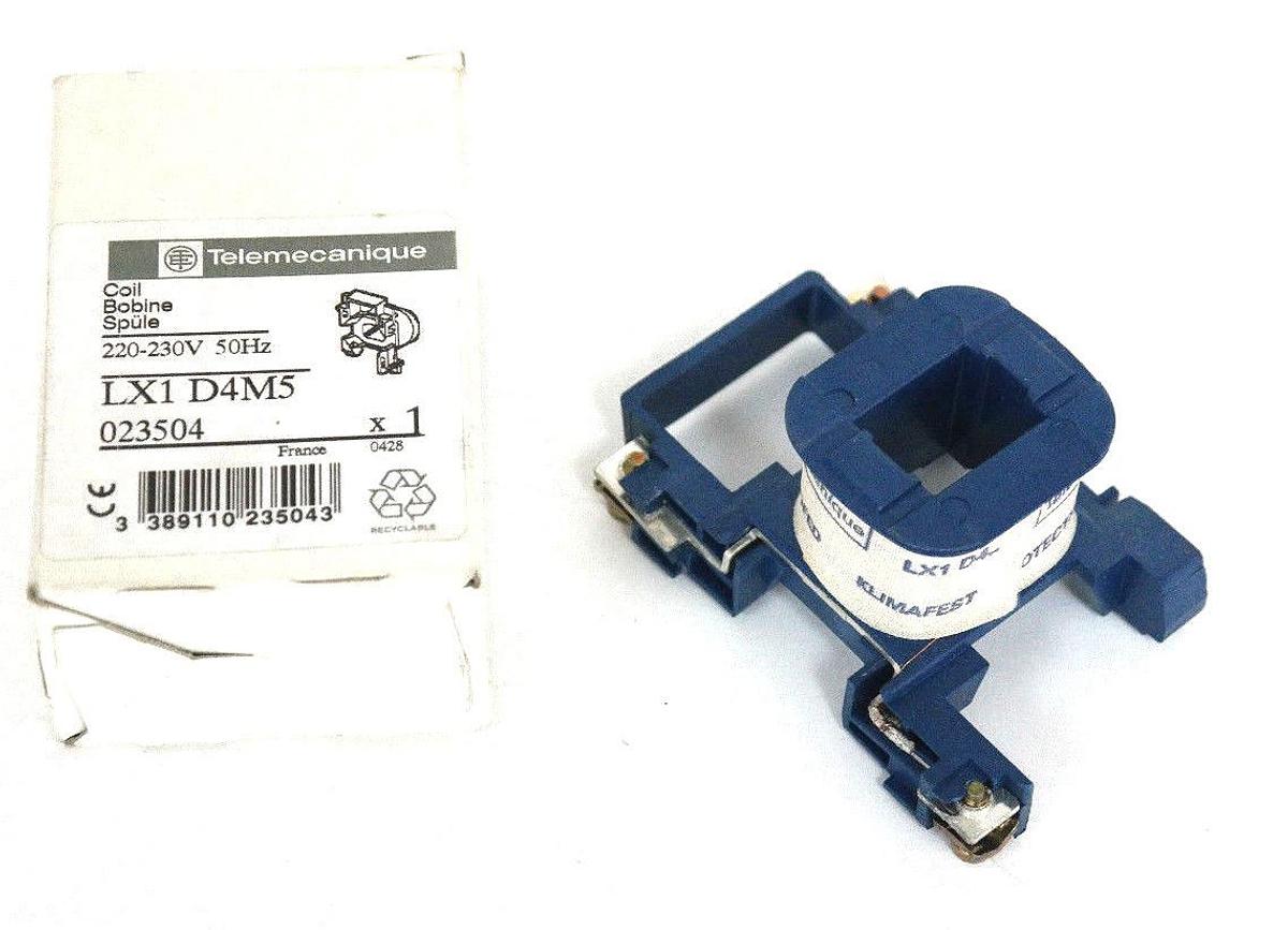 Used NIB TELEMECANIQUE LX1-D4M5 COIL 023504 LX1D4M5