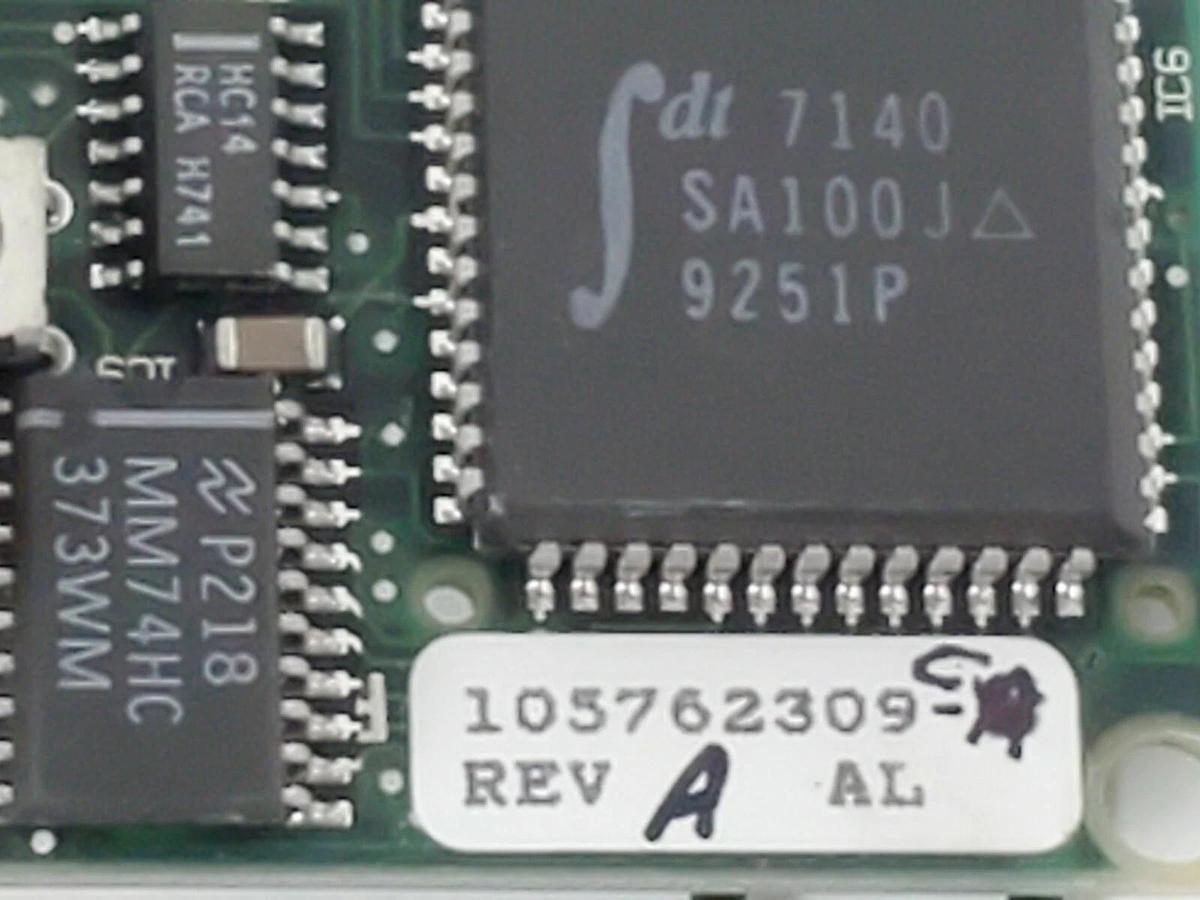 Used BOSTON FINCOR 105762309-C INTERFACE BOARD REV. A AL, 106295901M0S-A V1.5